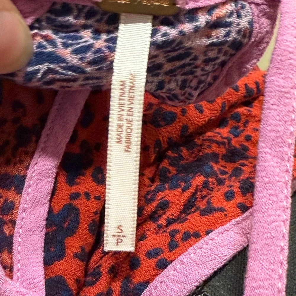 Free People Break Free Paisley Print Tie Back Tank